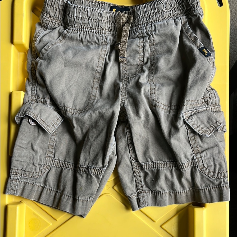 Lee Tan Cargo Shorts Relaxed Fit